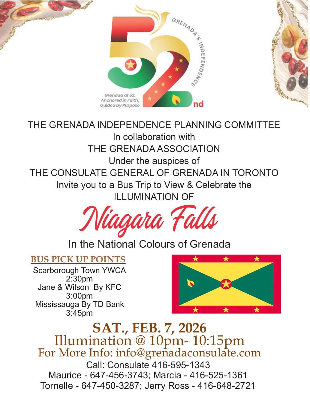 Illumination of Niagara Falls